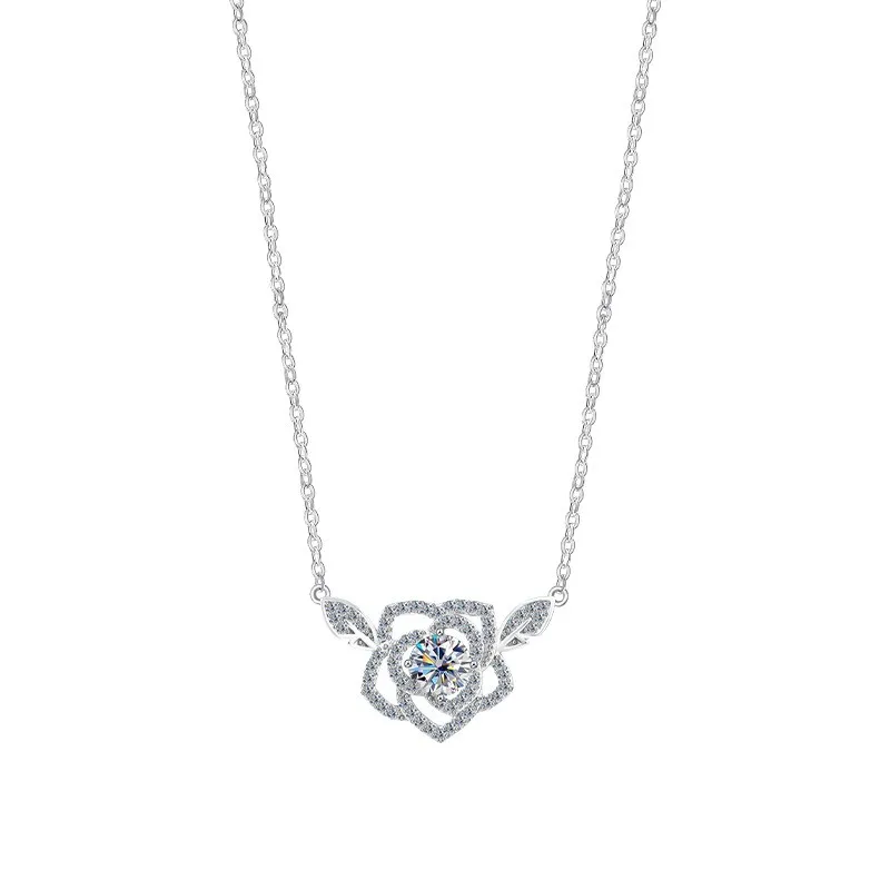 ZFSILVER Fashion Classic s925 Silver Luxury Moissanite Hollow Flower Necklace Charms Women Accessories Party Jewelry Gift MS-938
ZFSILVER Fashion Classic s925 Silver Luxury Moissanite Hollow Flower Necklace Charms Women Accessories Party Jewelry Gift MS-938