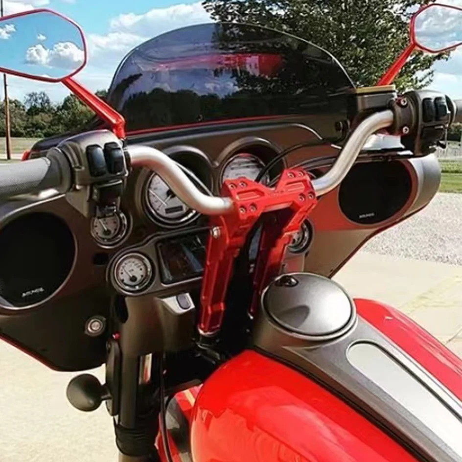 Dyna LOW Rider Sportster XL883 Motorcycle handle clip Riser Adjustable riser Kit mounting 1 "inch handle lever universal
Dyna LOW Rider Sportster XL883 Motorcycle handle clip Riser Adjustable riser Kit mounting 1 "inch handle lever universal