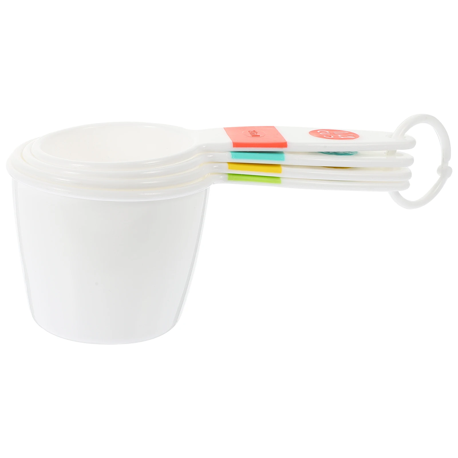 4 Pcs Measuring Cup Colorful Plastic Measure Cups Small Tools Measures for Baking with Scale White
4 Pcs Measuring Cup Colorful Plastic Measure Cups Small Tools Measures for Baking with Scale White