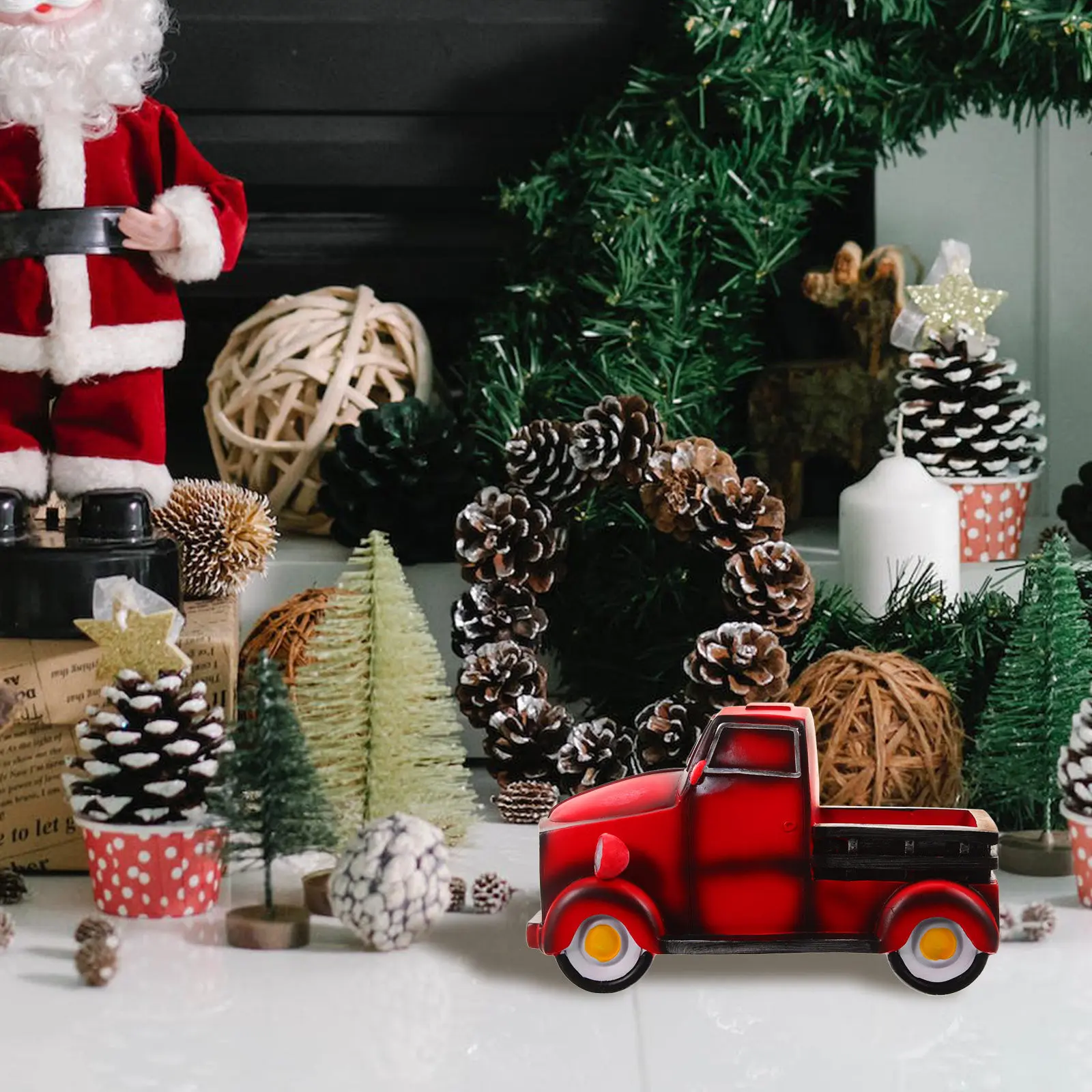 Vintage Truck Miniature Xmas Decorations Large Red Christmas Ornaments for Tree
Vintage Truck Miniature Xmas Decorations Large Red Christmas Ornaments for Tree