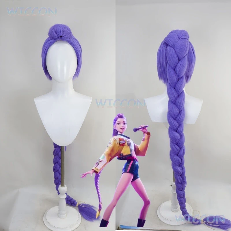 2025 Film K-Pop Rumi Demon Hunters Stage Cosplay Purple Long Wig 1.2m Twisted Braid Hair Hallowen Girl Group Idol Roleplay Women
2025 Film K-Pop Rumi Demon Hunters Stage Cosplay Purple Long Wig 1.2m Twisted Braid Hair Hallowen Girl Group Idol Roleplay Women