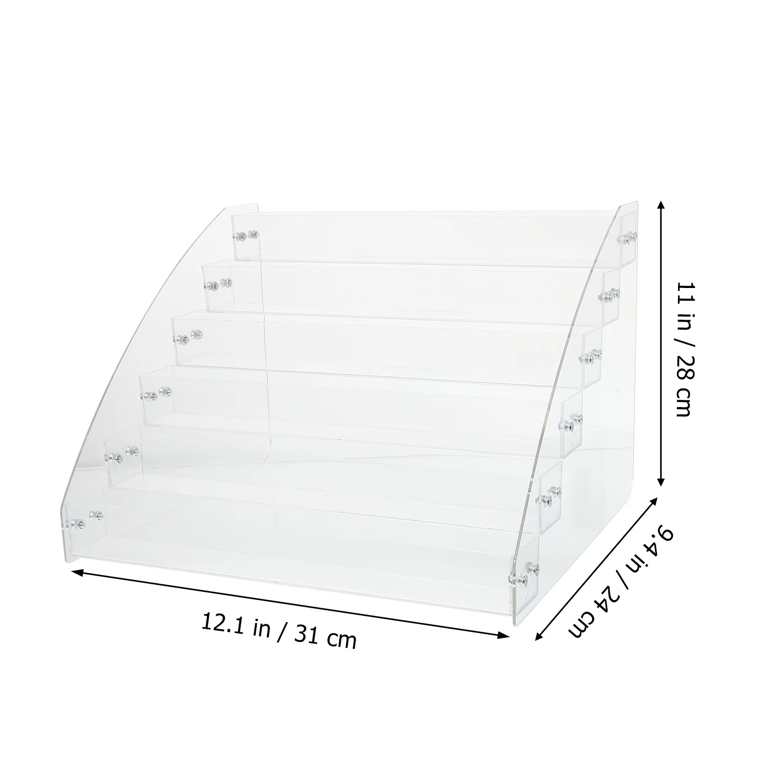 1pc Clear Acrylic Display Rack 6-Layer Storage Organizer For Desktop Bedroom Office Lipstick Nail Polish Keys Phone Holder
1pc Clear Acrylic Display Rack 6-Layer Storage Organizer For Desktop Bedroom Office Lipstick Nail Polish Keys Phone Holder