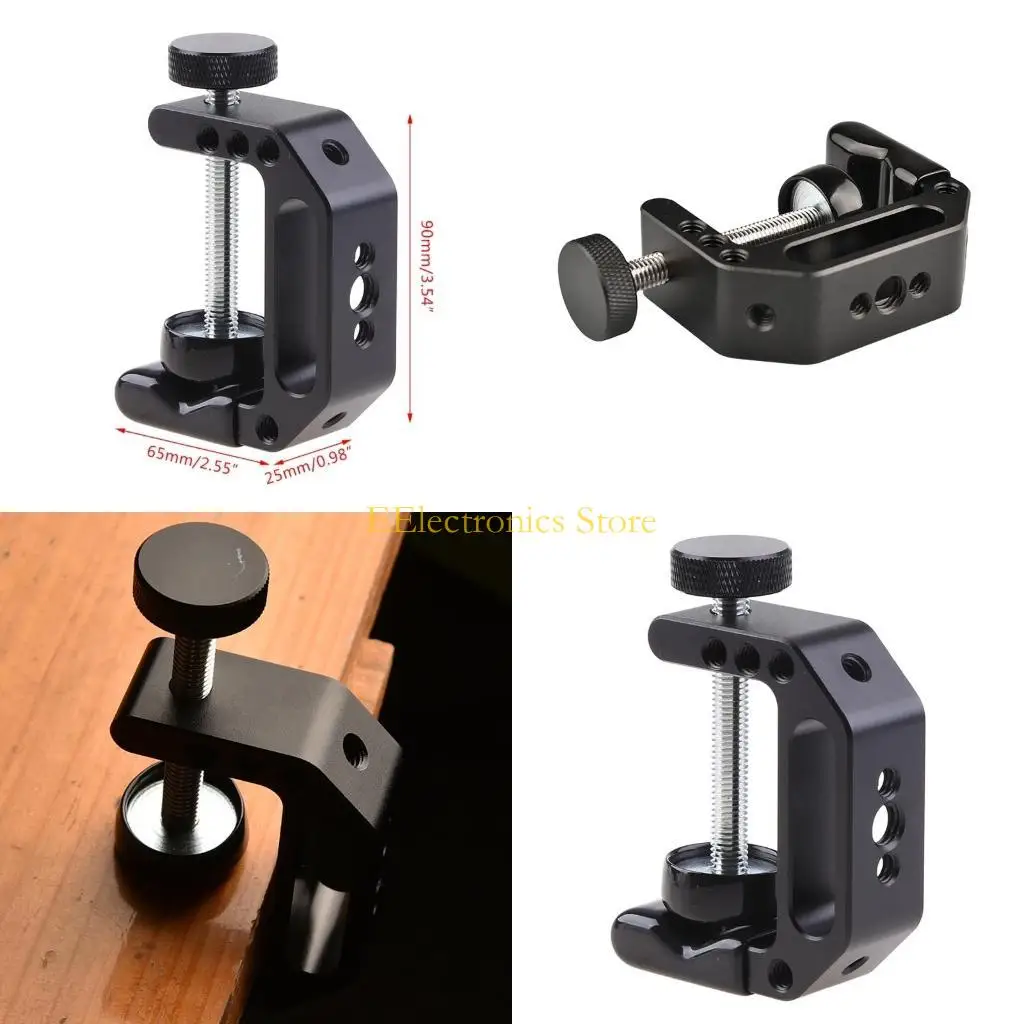 B03C Adjust C-Clamp with 1/4" 3/8" Thread Hole Heavy Duty C-Shaped Desktop Clip
B03C Adjust C-Clamp with 1/4" 3/8" Thread Hole Heavy Duty C-Shaped Desktop Clip