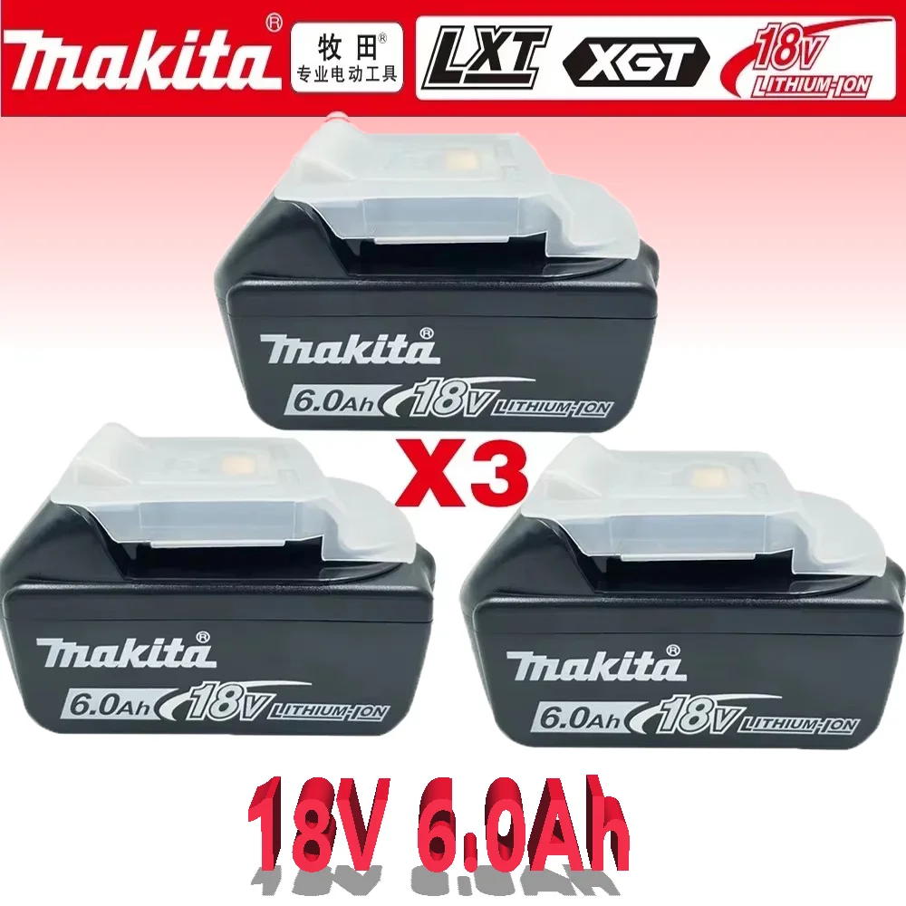 100% Original Makita 6Ah/5Ah for Makita 18V BL1830B BL1850B BL1850 BL1840 BL1860 BL1815 Replacement Lithium Battery Power Tool
100% Original Makita 6Ah/5Ah for Makita 18V BL1830B BL1850B BL1850 BL1840 BL1860 BL1815 Replacement Lithium Battery Power Tool