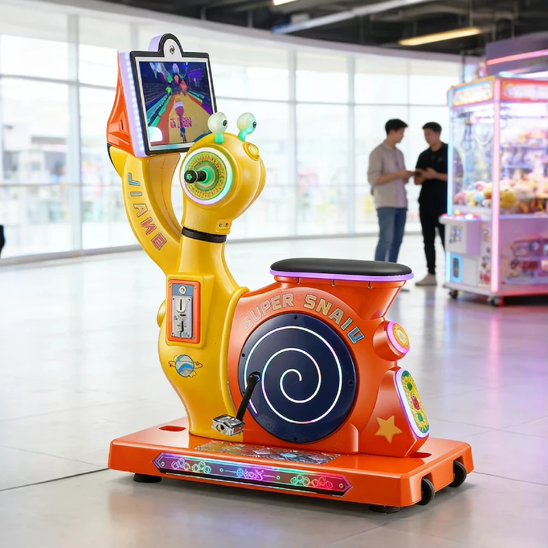 Coin-operated snail children's play facilities Children's interactive racing arcade game machine Metal plastic amusement park
Coin-operated snail children's play facilities Children's interactive racing arcade game machine Metal plastic amusement park