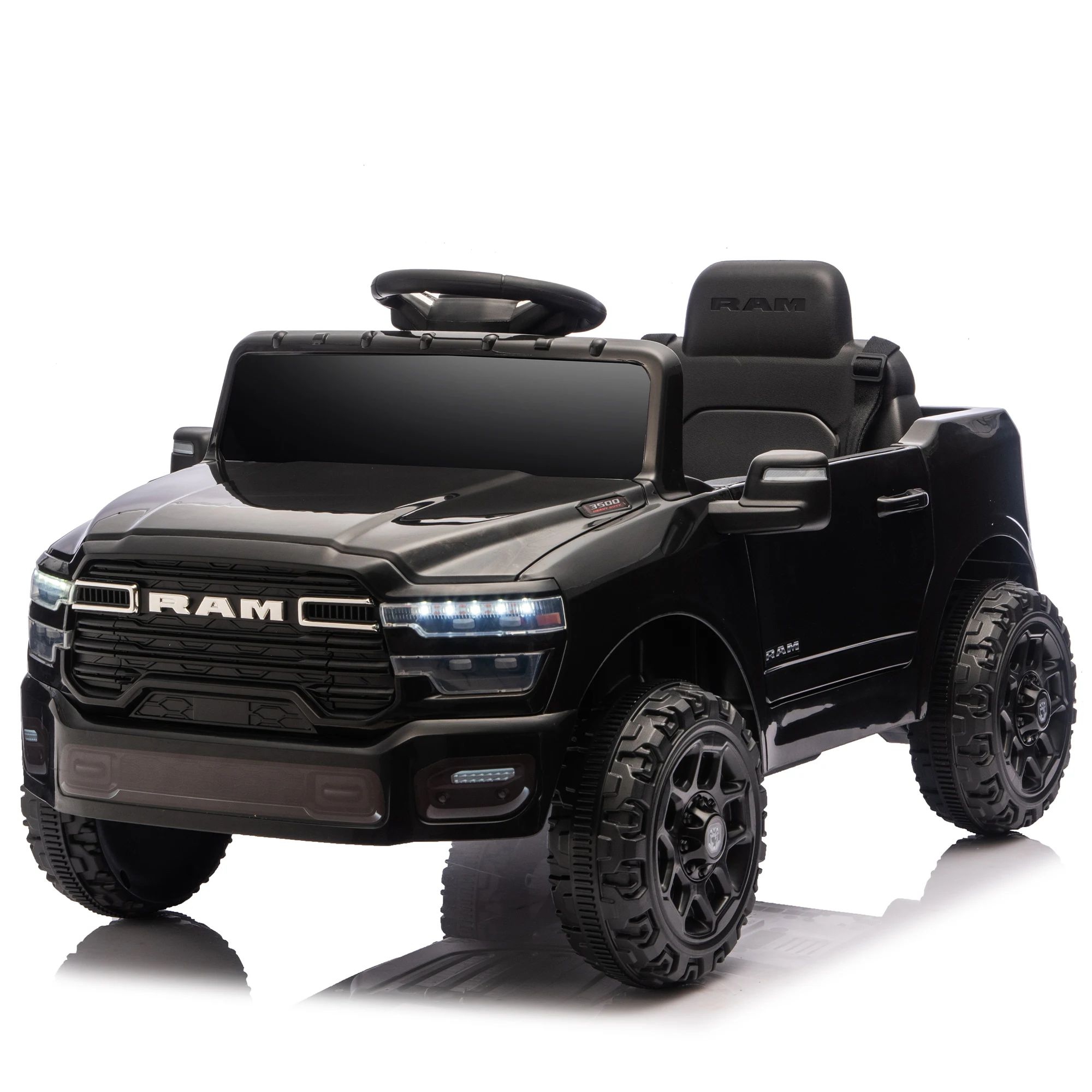 Licensed Dodge RAM 3500 12V Kids Ride On Truck,W/ Remote Control,2WD & Rear Shock Suspension,LED Headlights &Low Battery
Licensed Dodge RAM 3500 12V Kids Ride On Truck,W/ Remote Control,2WD & Rear Shock Suspension,LED Headlights &Low Battery