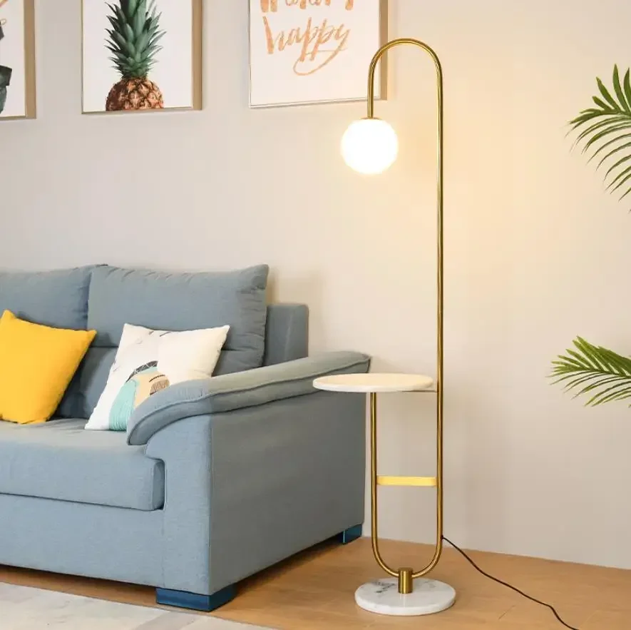 Modern Floor Lamp LED Standing Lamp With Round Table Art Deco Living Room Sofa Reading Lights Hotel Bedroom Bedside Lights
Modern Floor Lamp LED Standing Lamp With Round Table Art Deco Living Room Sofa Reading Lights Hotel Bedroom Bedside Lights