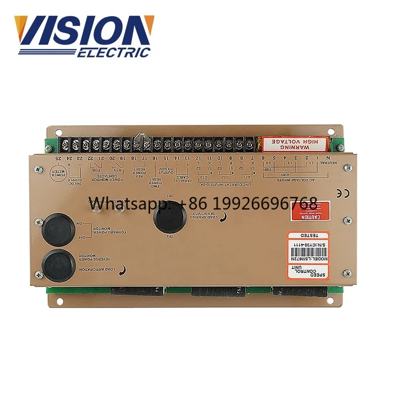 LSM672 Generator Load Share Module Electric Speed Controller Panel Board Controller Module
LSM672 Generator Load Share Module Electric Speed Controller Panel Board Controller Module