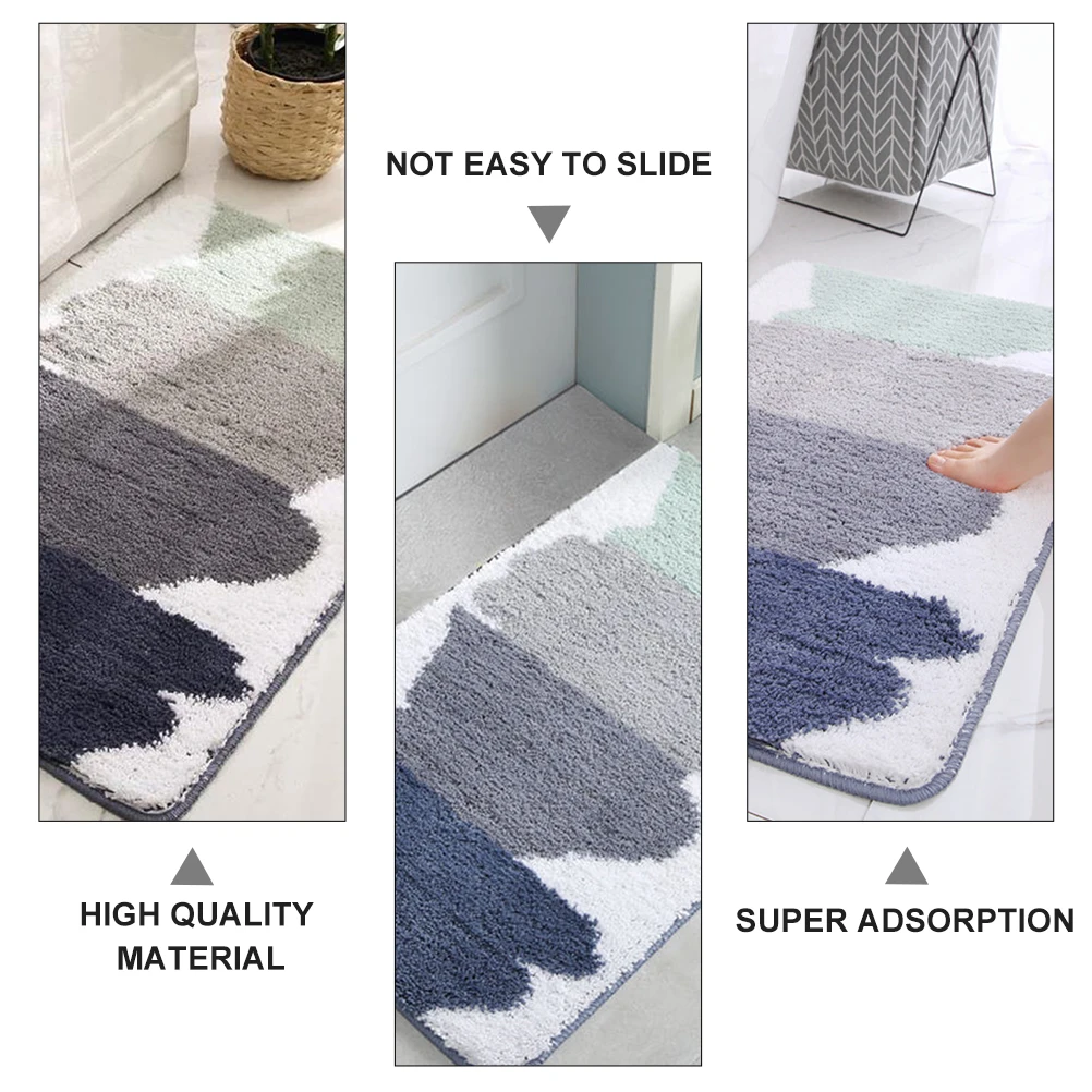 Absorbent Bathroom Rug Shower Floor Carpet Machine Washable Non-Slip Bath Mat Water Resistant Kitchen Floor Mat Welcome
Absorbent Bathroom Rug Shower Floor Carpet Machine Washable Non-Slip Bath Mat Water Resistant Kitchen Floor Mat Welcome