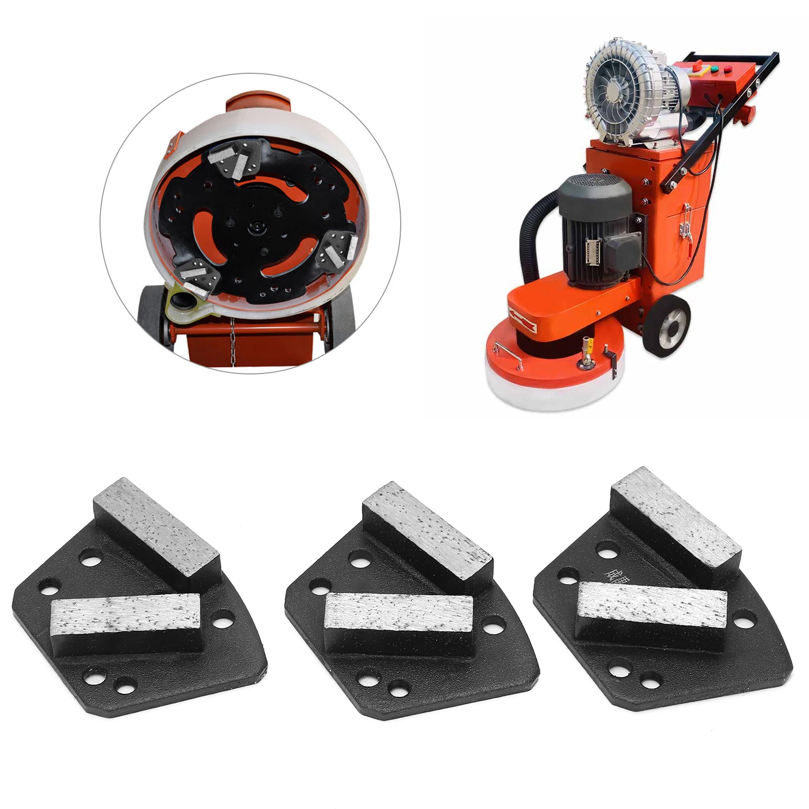 Grinding Shoes Trapezoid Concrete Cutting 6‑Hole Straight Teeth Black 16# Trapezoid Grinding Shoes
Grinding Shoes Trapezoid Concrete Cutting 6‑Hole Straight Teeth Black 16# Trapezoid Grinding Shoes