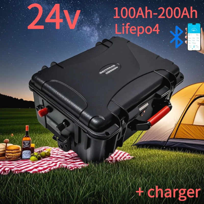 24 В 100 Ач 120 Ач 150 Ач 200 Ач LiFePO4 Батарея 24 В lifepo4 Литиевая батарея 24 В Литий-железо-фосфатная батарея с зарядным устройством 
24 В 100 Ач 120 Ач 150 Ач 200 Ач LiFePO4 Батарея 24 В lifepo4 Литиевая батарея 24 В Литий-железо-фосфатная батарея с зарядным устройством
