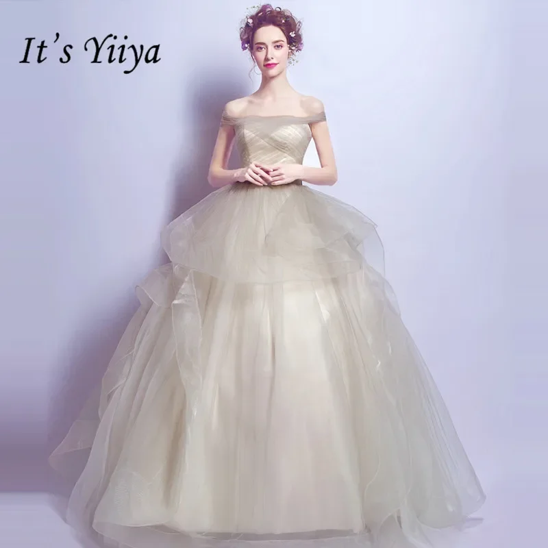 It's YiiYa Customized Evening Dress Khaki Tulle Off the Shoulder Princess Floor Length Plus Size Woman Party Formal Gown E254
It's YiiYa Customized Evening Dress Khaki Tulle Off the Shoulder Princess Floor Length Plus Size Woman Party Formal Gown E254
