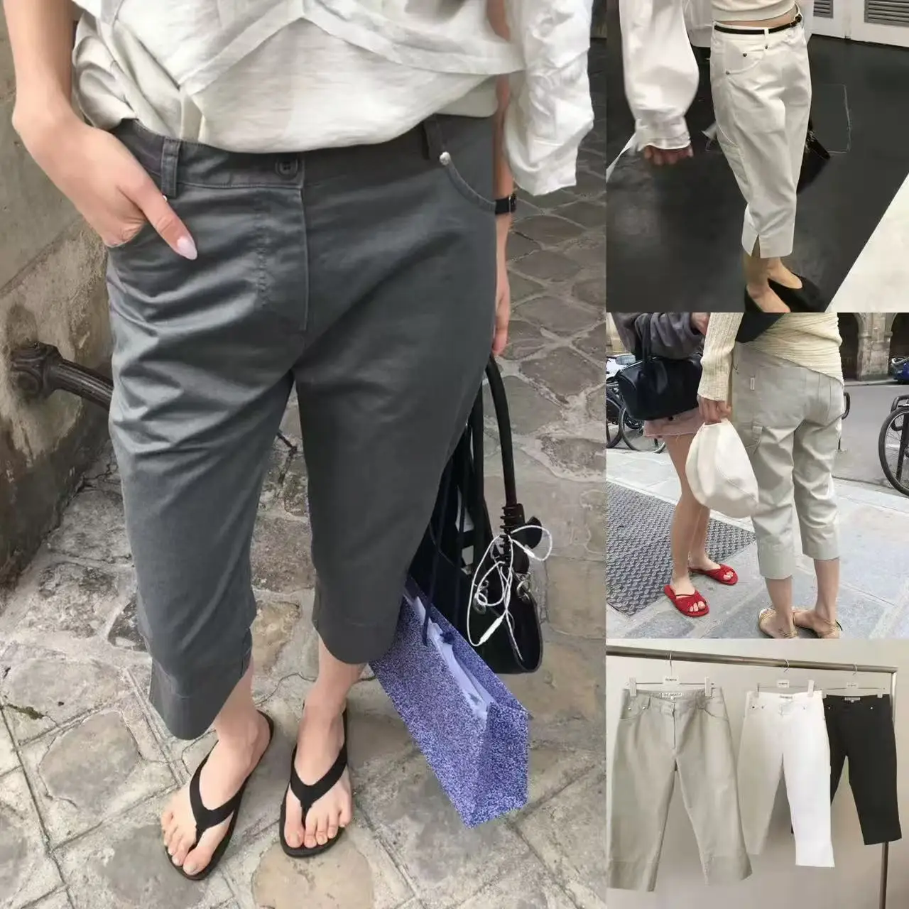 Korean Style Side Slit Slim Fit Casual Pants High Waist Button Closure Ladies Fashion Small Footed Pants Breathable
Korean Style Side Slit Slim Fit Casual Pants High Waist Button Closure Ladies Fashion Small Footed Pants Breathable