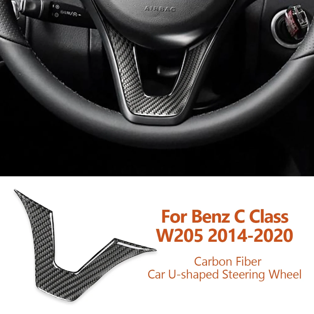 For Mercedes Benz C Class W205 2014-2020 Carbon Fiber Car U-shaped Steering Wheel Decorative Stickers Auto Interior Accessories
For Mercedes Benz C Class W205 2014-2020 Carbon Fiber Car U-shaped Steering Wheel Decorative Stickers Auto Interior Accessories