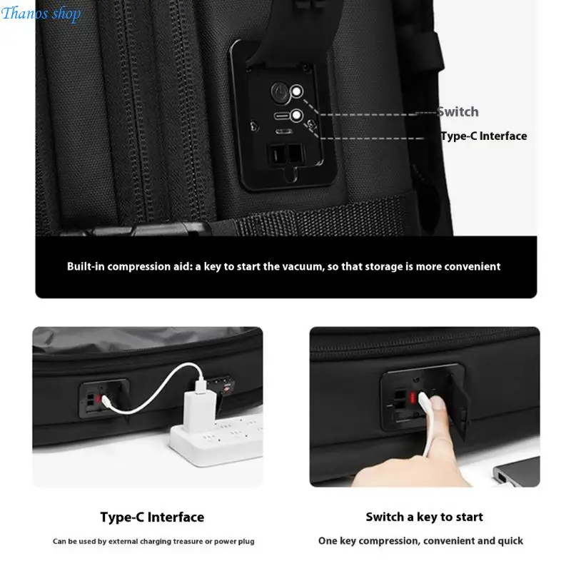 Vacuum Travel Backpack for Women Men Seal Compression Bag Waterproof Travel X37A
Vacuum Travel Backpack for Women Men Seal Compression Bag Waterproof Travel X37A