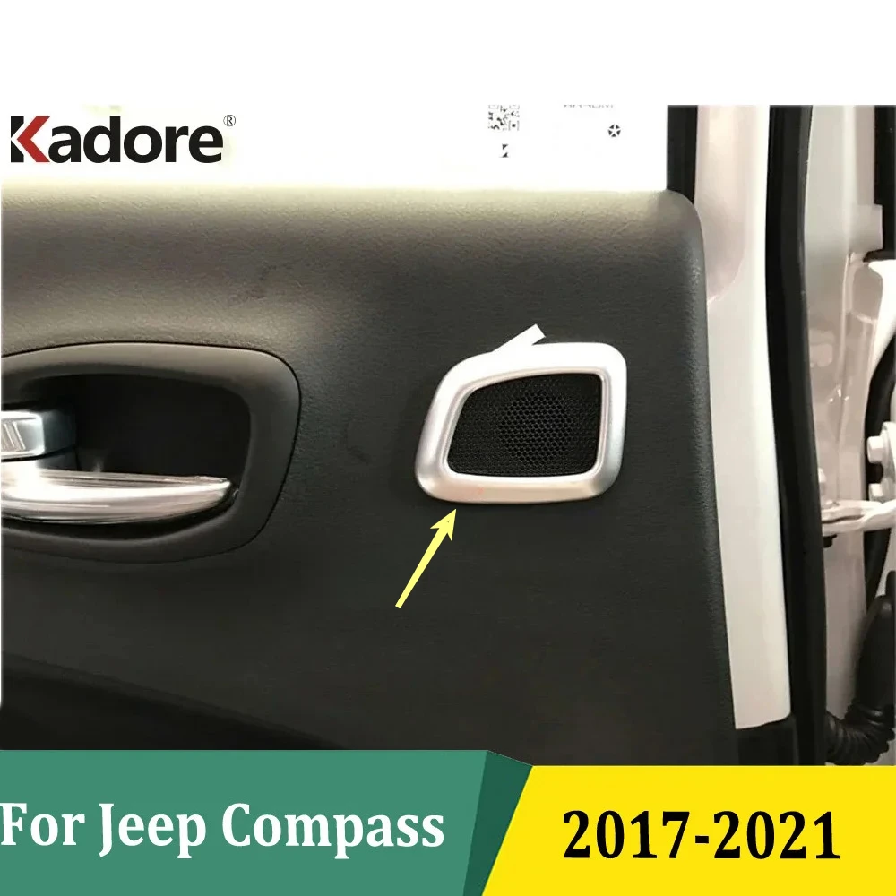 For Jeep Compass 2017 2018 2019 2020 2021 Side Door Stereo Speaker Cover Trims Styling Loudspeaker Frame Car Accessories
For Jeep Compass 2017 2018 2019 2020 2021 Side Door Stereo Speaker Cover Trims Styling Loudspeaker Frame Car Accessories