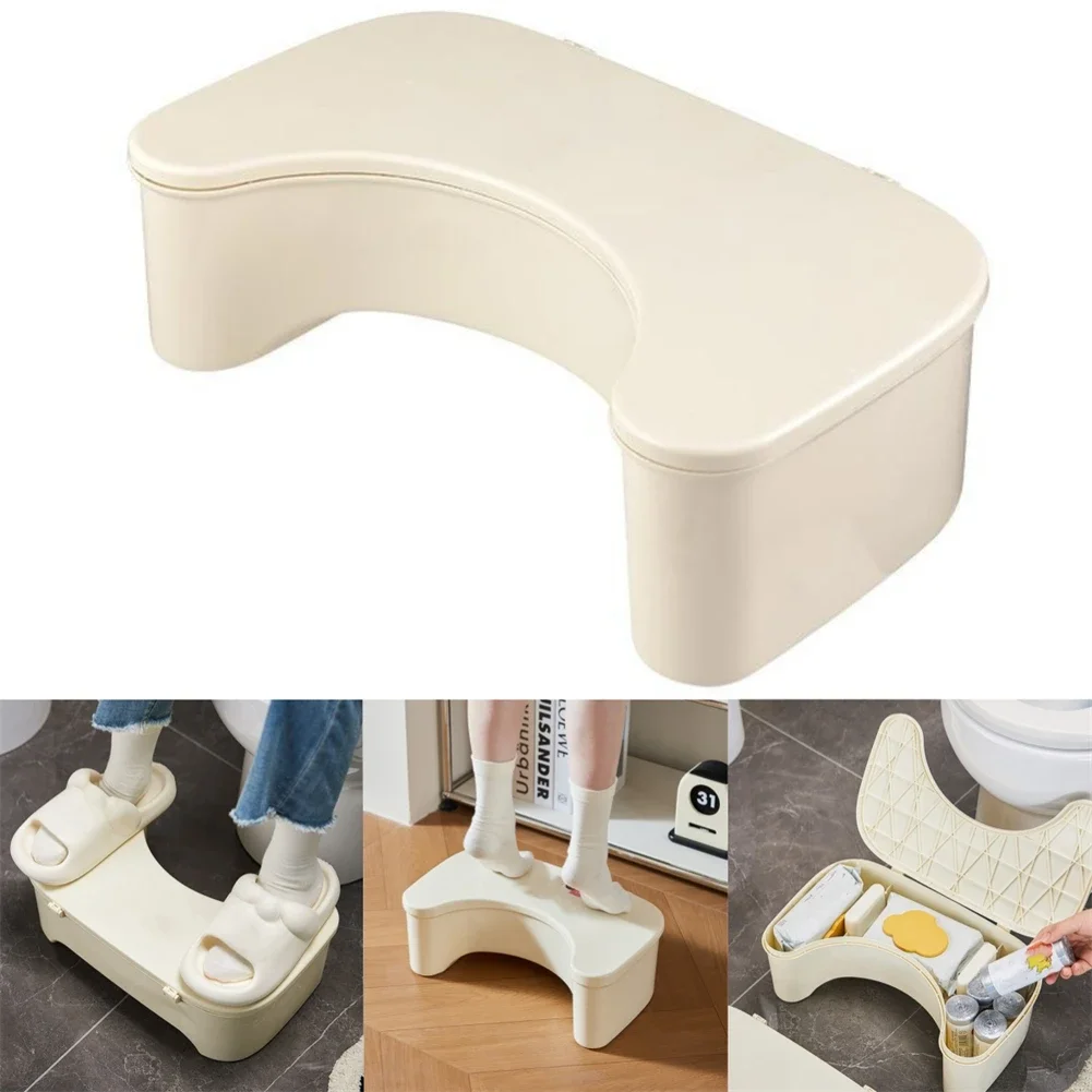 Toilet Potty Stool with Storage Box Supporting Squatting Position for Comfortable Bathroom Usage and Organized Storage Solution
Toilet Potty Stool with Storage Box Supporting Squatting Position for Comfortable Bathroom Usage and Organized Storage Solution