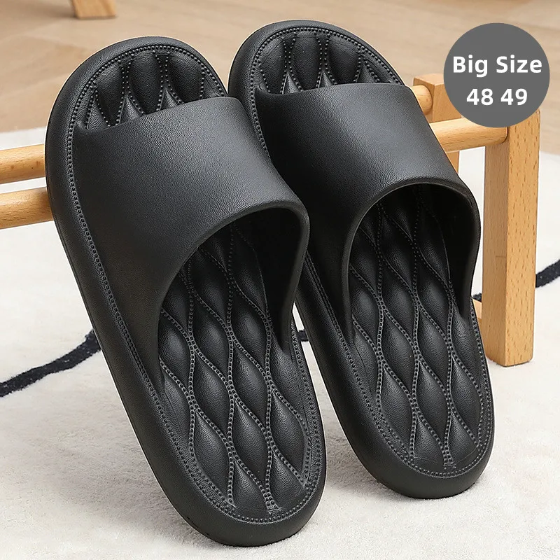 Big Size 48 49 Men Massage Slippers Women Home Slides Non-slip Bathroom Platform Flats Beach Sandals Casual Couples Summer Shoes
Big Size 48 49 Men Massage Slippers Women Home Slides Non-slip Bathroom Platform Flats Beach Sandals Casual Couples Summer Shoes