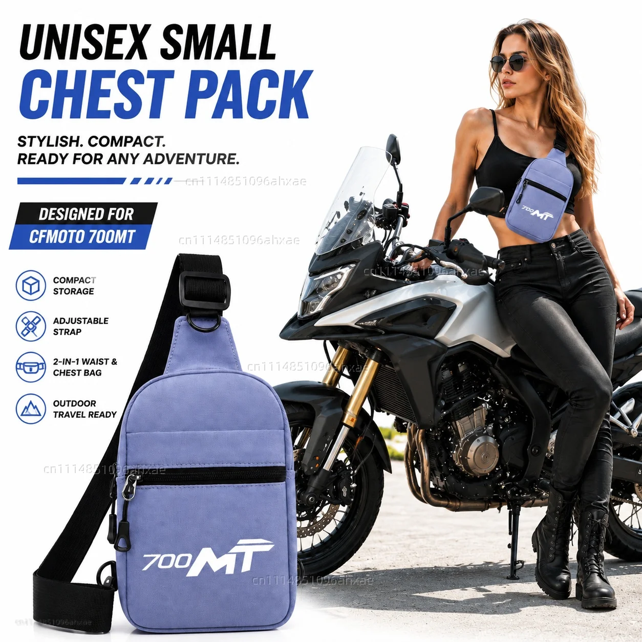 Motorcycle 2In1 Multi-functional Waist Bag Chest Bag Outdoor Travel Bag Waterproof Riding Phone Pouch For CF MOTO 700MT 700 MT
Motorcycle 2In1 Multi-functional Waist Bag Chest Bag Outdoor Travel Bag Waterproof Riding Phone Pouch For CF MOTO 700MT 700 MT