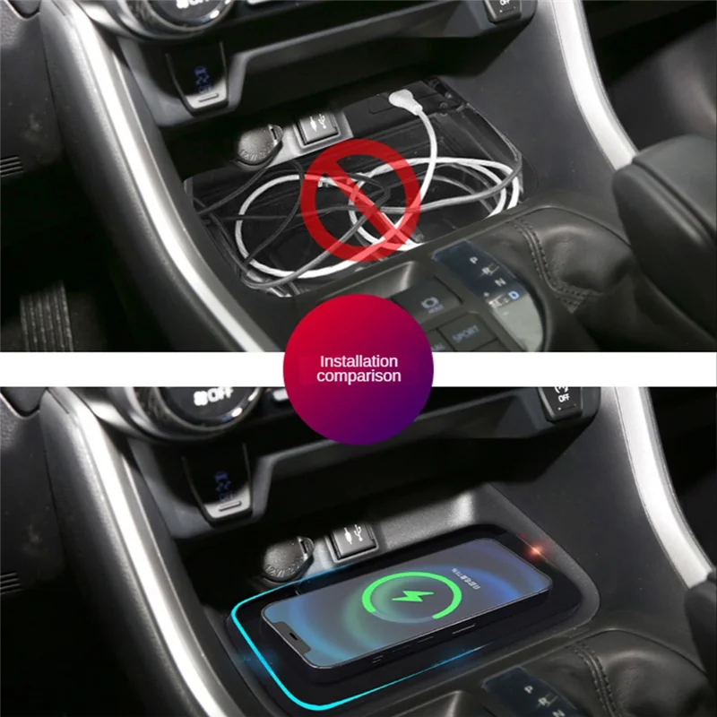 A82T-Car Charger Mobile Phone Wireless Charger Board for Toyota RAV4 2020-2022 15W Central Control Auto
A82T-Car Charger Mobile Phone Wireless Charger Board for Toyota RAV4 2020-2022 15W Central Control Auto