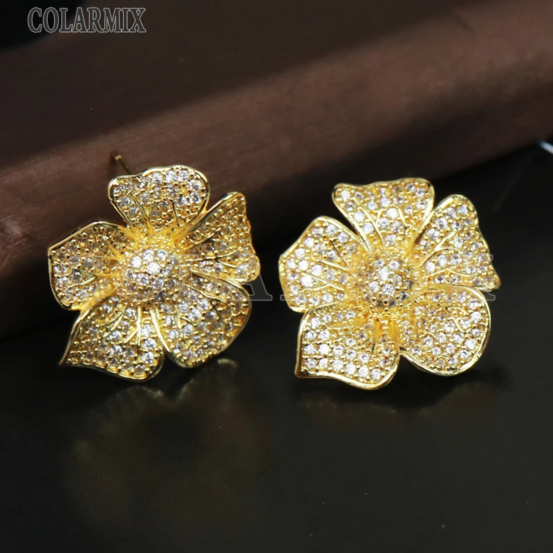 3 Pairs Luxury Zircon Elegant Flower Stud Earrings Full Zircon Classic Design Party Jewelry Gift 31389
3 Pairs Luxury Zircon Elegant Flower Stud Earrings Full Zircon Classic Design Party Jewelry Gift 31389