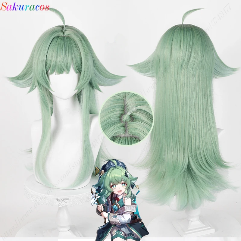 Huohuo Cosplay Wigs Honkai: Star Rail Huohuo 66cm Women Long Straight Green Gradient Wig Heat Resistant Synthetic Hair + Wig Cap
Huohuo Cosplay Wigs Honkai: Star Rail Huohuo 66cm Women Long Straight Green Gradient Wig Heat Resistant Synthetic Hair + Wig Cap