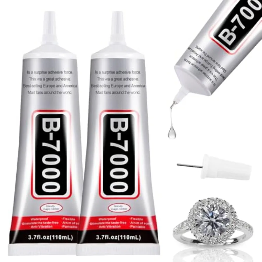 2 PCS 110ml B7000 Glue Clear with Precision Tip, Bedazzling Glue, Rhinestone Glues, Craft Glues, Jewelry Making, Nail Art, DIY,
2 PCS 110ml B7000 Glue Clear with Precision Tip, Bedazzling Glue, Rhinestone Glues, Craft Glues, Jewelry Making, Nail Art, DIY,