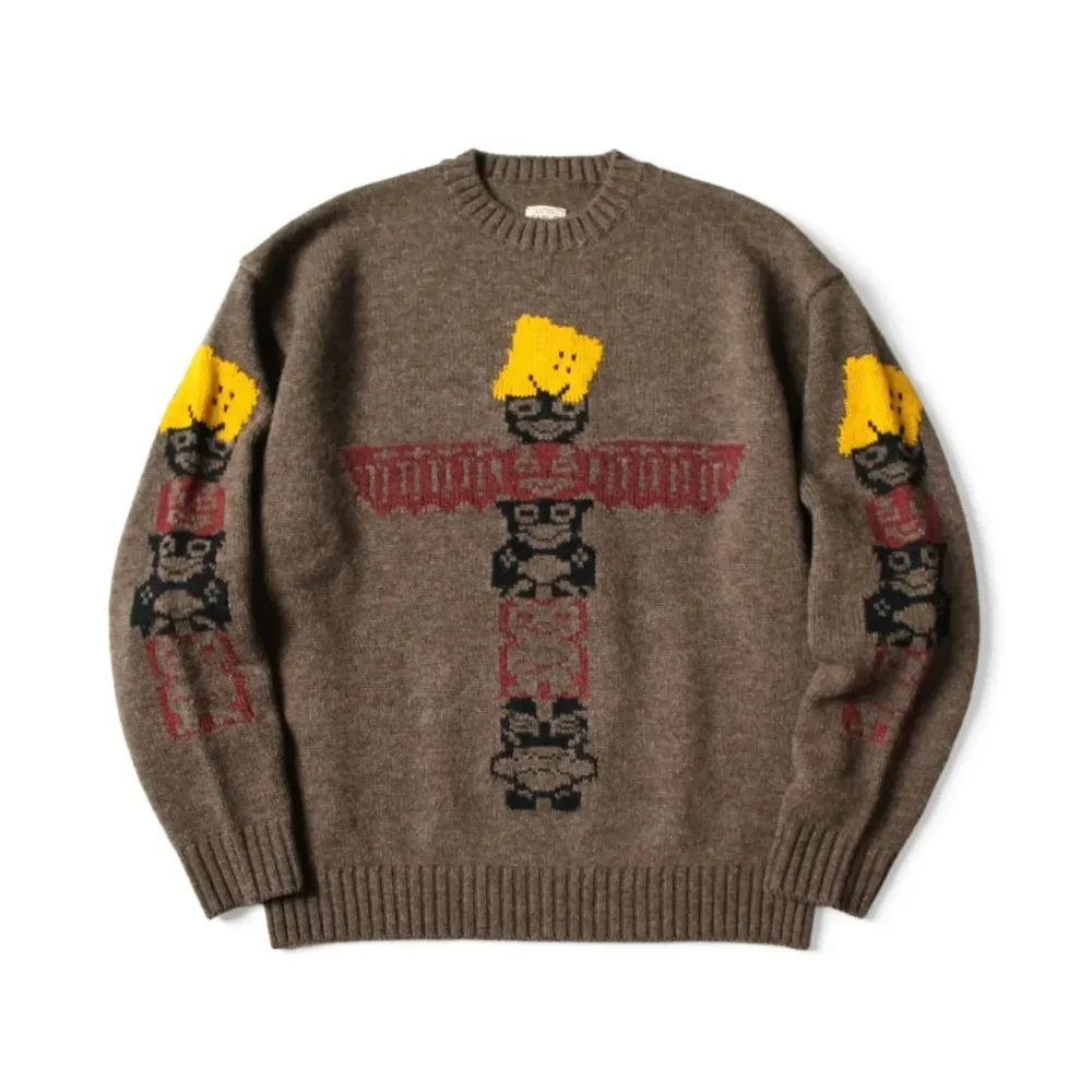 25AW Japan KAPITAL Hirata Kazuhiro Casual Cashmere Printed Pattern Round Neck Sweater for Men Japan Style Pullovers
25AW Japan KAPITAL Hirata Kazuhiro Casual Cashmere Printed Pattern Round Neck Sweater for Men Japan Style Pullovers