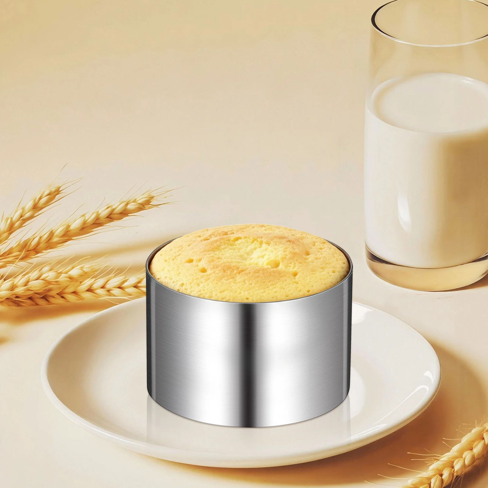 4Pcs Stainless Steel Baking Rings Round Mousse Mold for Cake Cookie Pastry Dessert Nonstick Oven Safe Dishwasher Safe
4Pcs Stainless Steel Baking Rings Round Mousse Mold for Cake Cookie Pastry Dessert Nonstick Oven Safe Dishwasher Safe