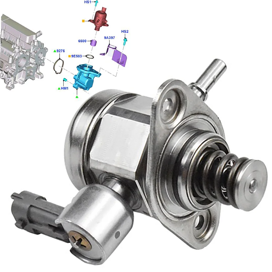 AG9Z9350B High Pressure Fuel Pump For Ford Focus 2.3L 2.0L 1.0L Volvo Land Rover LR025599 LR030860 0261520151 AG9E9D376AB
AG9Z9350B High Pressure Fuel Pump For Ford Focus 2.3L 2.0L 1.0L Volvo Land Rover LR025599 LR030860 0261520151 AG9E9D376AB