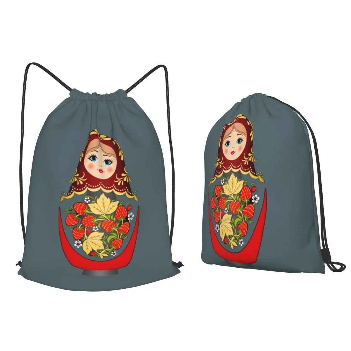 Matryoshka Russian Nesting Doll Backpacks Portable Drawstring Bundle Pocket Shoes Bag Book Bags for Man Woman School
Matryoshka Russian Nesting Doll Backpacks Portable Drawstring Bundle Pocket Shoes Bag Book Bags for Man Woman School