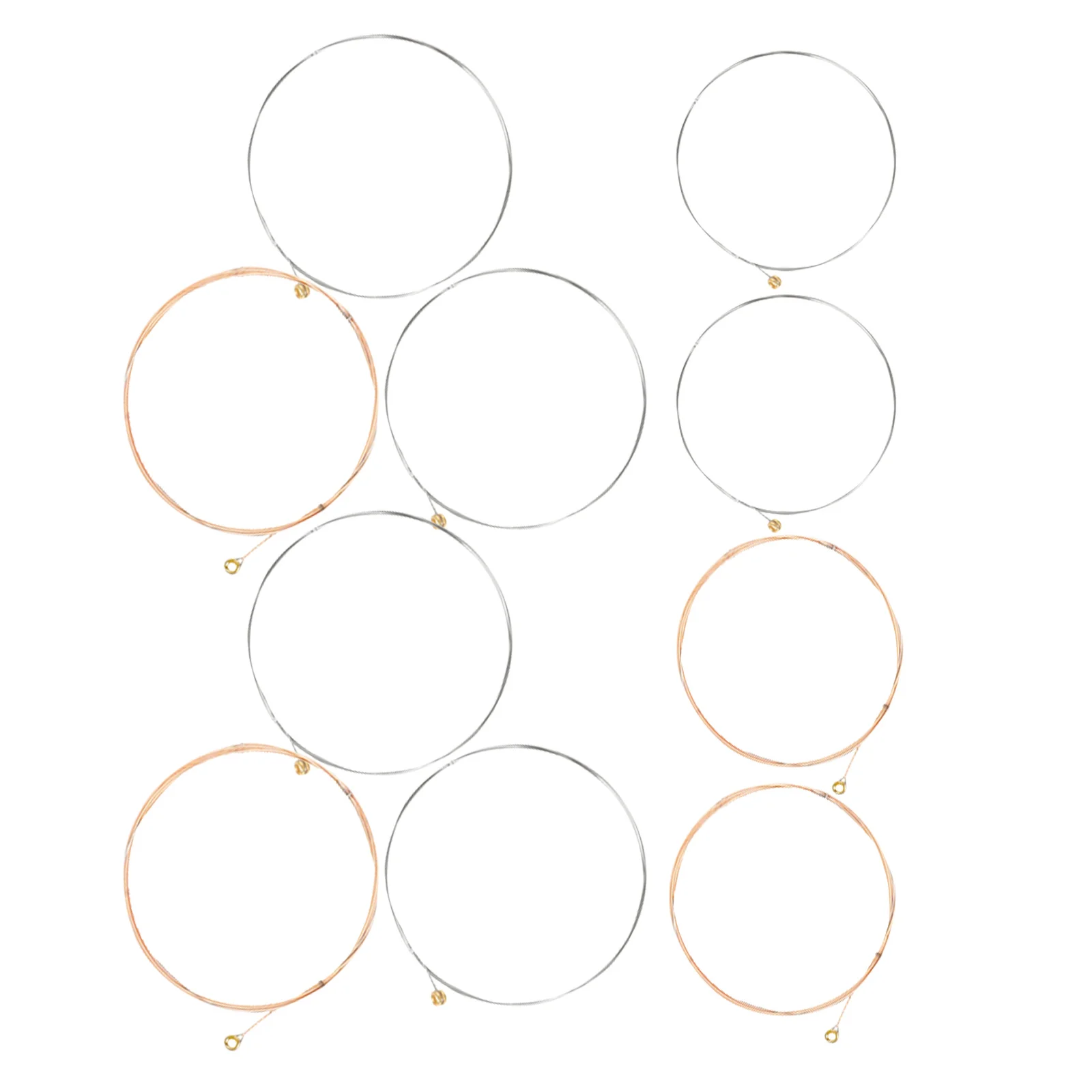 12Pcs Phosphor Copper Folk Guitar Strings Kit Standard Tension Replacement for Acoustic and Wooden Guitar Accessories 
12Pcs Phosphor Copper Folk Guitar Strings Kit Standard Tension Replacement for Acoustic and Wooden Guitar Accessories