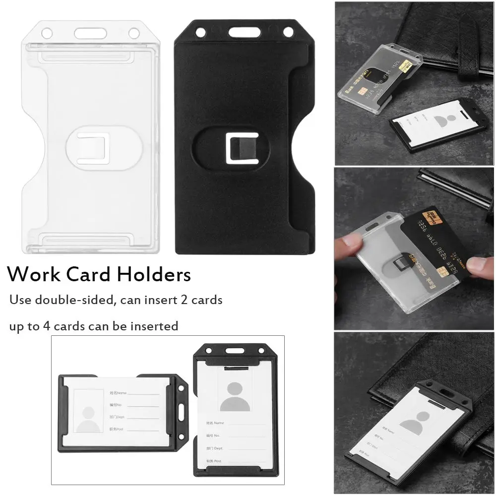 Portable Practical Badge ID Business Case Office School Protector Cover Name Card Card Sleeve ID Card Pouch Work Card Holders
Portable Practical Badge ID Business Case Office School Protector Cover Name Card Card Sleeve ID Card Pouch Work Card Holders