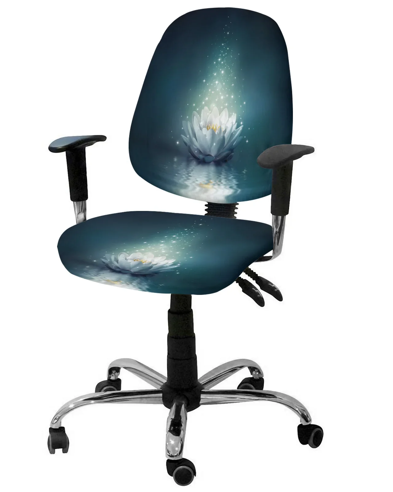 Magic Lotus On Water Surface Elastic Armchair Computer Chair Cover Stretch Removable Office Chair Slipcover Split Seat Covers
Magic Lotus On Water Surface Elastic Armchair Computer Chair Cover Stretch Removable Office Chair Slipcover Split Seat Covers