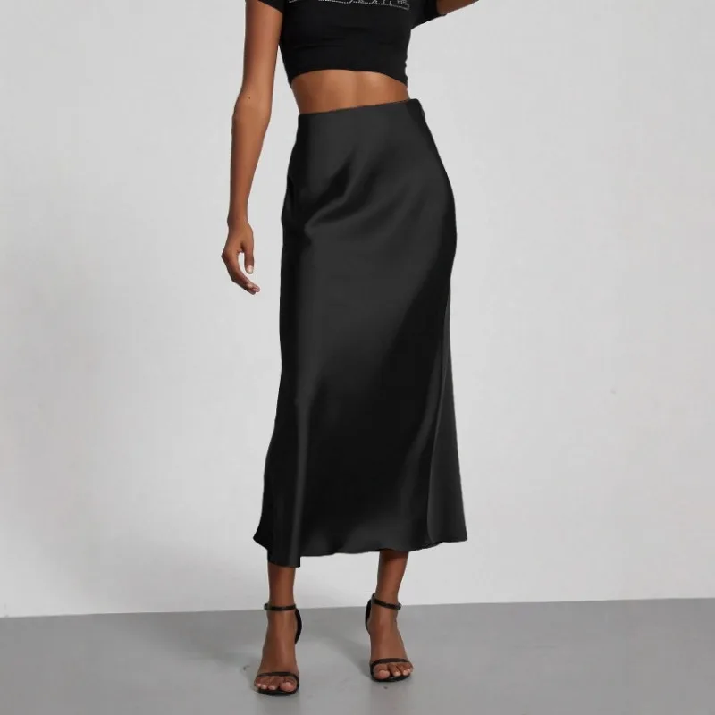 korean reviews many clothes girls Summer Satin High Waist Skirt Women Elegant Solid Casual Party Fashion Cross Border Daily Wear
korean reviews many clothes girls Summer Satin High Waist Skirt Women Elegant Solid Casual Party Fashion Cross Border Daily Wear