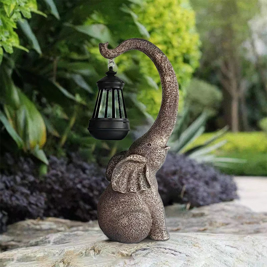 Whimsical Solar Elephant Statue, Outdoor Elephant Scupture with LED Light, Home Garden Decor Unique Housewarming Gifts
Whimsical Solar Elephant Statue, Outdoor Elephant Scupture with LED Light, Home Garden Decor Unique Housewarming Gifts