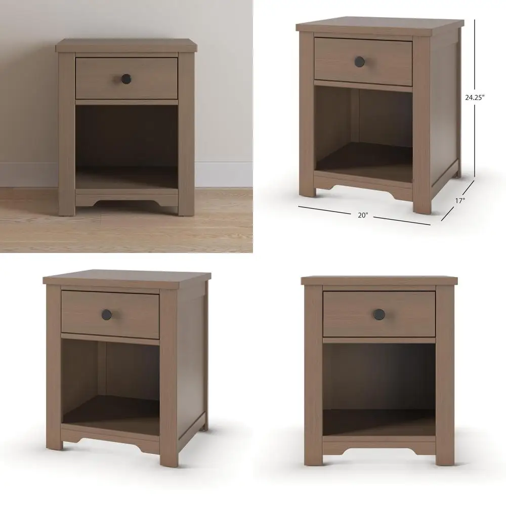Elegant Harmony Bedside Table in Dusty Heather Hue
Elegant Harmony Bedside Table in Dusty Heather Hue