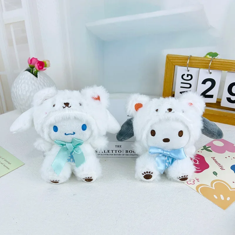 Брелок Sanrio с медведем из серии «Зимний Медведь», плюшевая кукла аниме Kuromi, Хелло Китти, плюшки, коричная Сумочка, кулон, игрушка в подарок для девочек
Брелок Sanrio с медведем из серии «Зимний Медведь», плюшевая кукла аниме Kuromi, Хелло Китти, плюшки, коричная Сумочка, кулон, игрушка в подарок для девочек