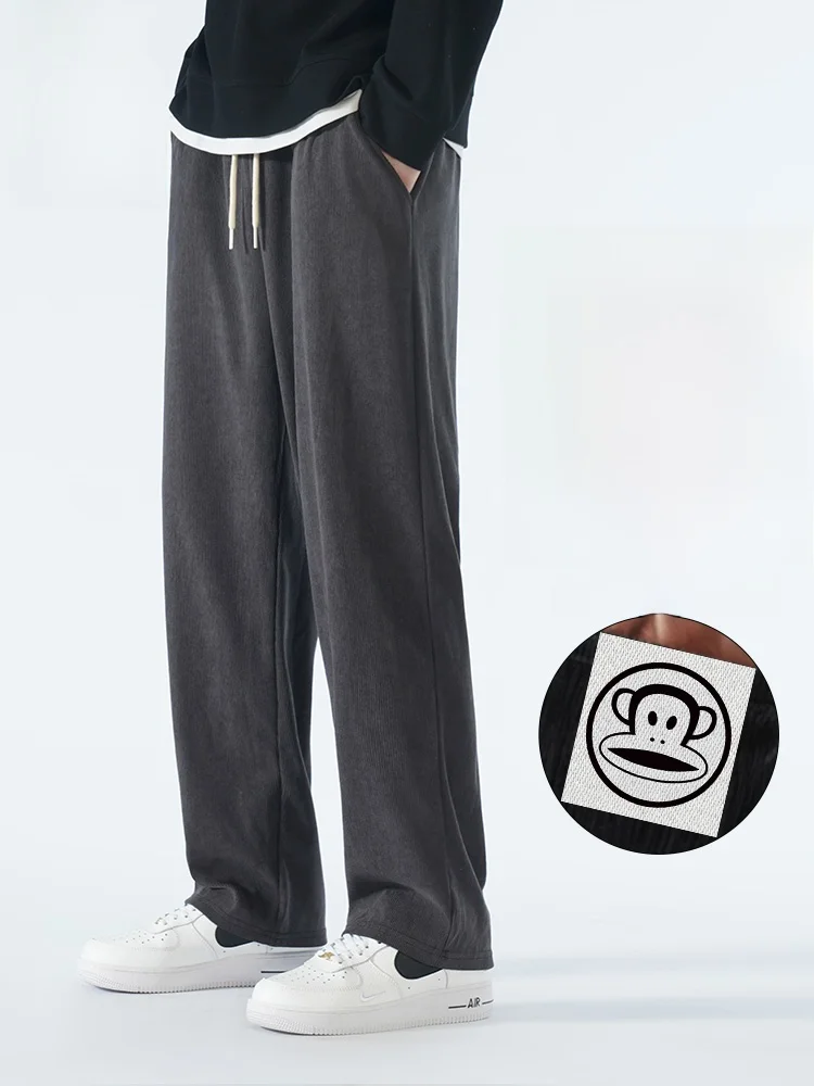 Мужские повседневные брюки Paul Frank из утолщенного вельвета с флисовой подкладкой, прямого кроя, осенние, новые, свободные, длинные, в американском стиле, из полиэстера.
Мужские повседневные брюки Paul Frank из утолщенного вельвета с флисовой подкладкой, прямого кроя, осенние, новые, свободные, длинные, в американском стиле, из полиэстера.