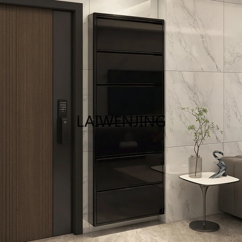 HLZ ultra-thin shoe cabinet tipping bucket foyer entrance Nordic home entrance narrow side storage cabinet
HLZ ultra-thin shoe cabinet tipping bucket foyer entrance Nordic home entrance narrow side storage cabinet