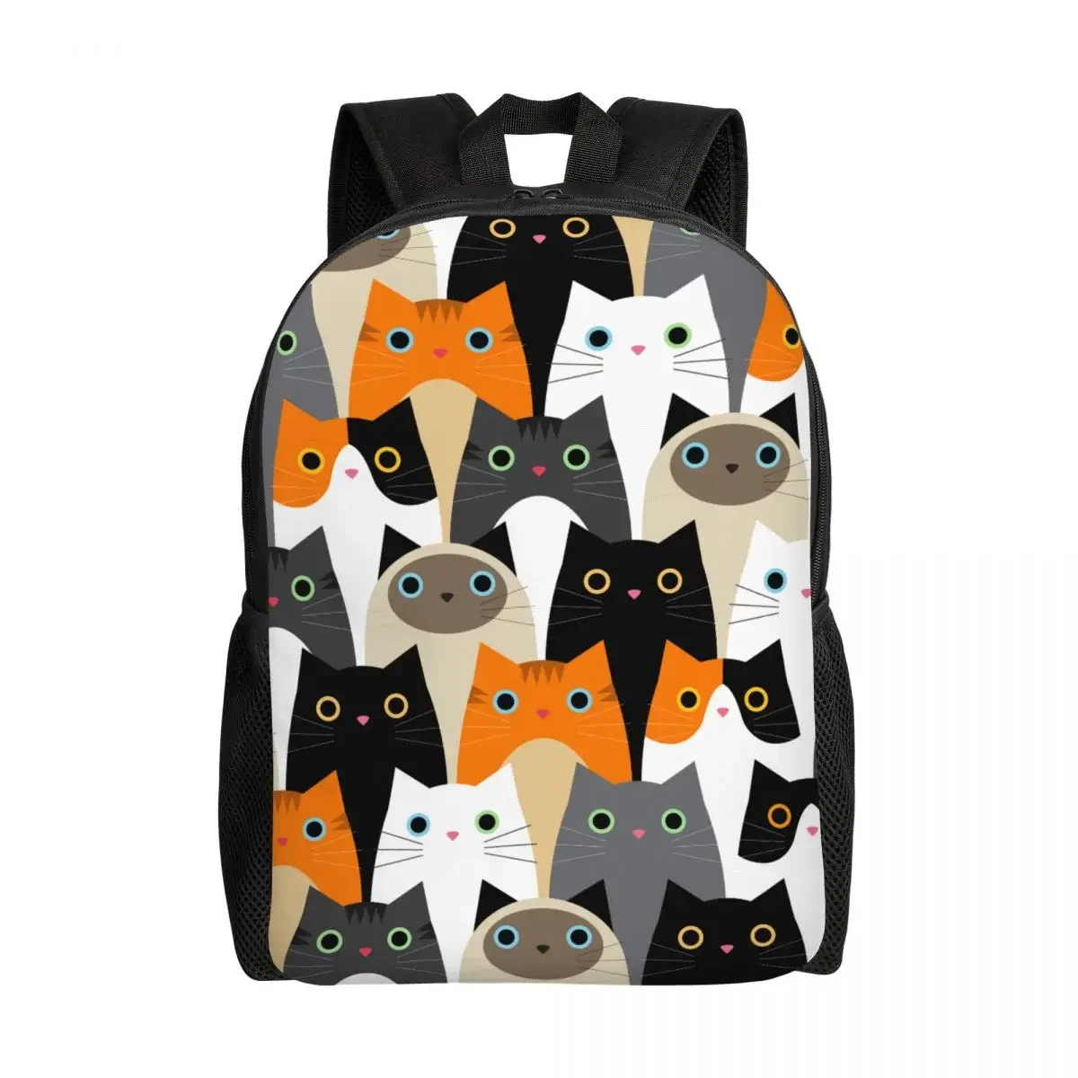 Customized Funny Cute Cats Pattern Backpacks Men Women Fashion Bookbag for School College Bags
Customized Funny Cute Cats Pattern Backpacks Men Women Fashion Bookbag for School College Bags