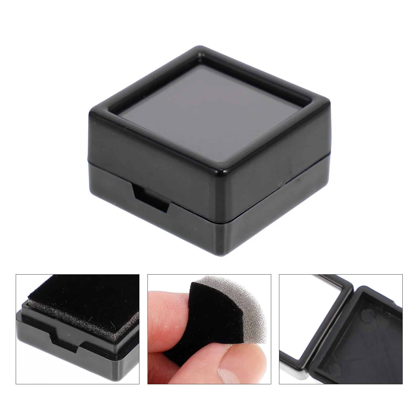 24 Pcs Clear Lid Case Gemstone 3cm Jewelry Display Box Velvet Display Jewelry Box With Lid Container Gift Idea
24 Pcs Clear Lid Case Gemstone 3cm Jewelry Display Box Velvet Display Jewelry Box With Lid Container Gift Idea