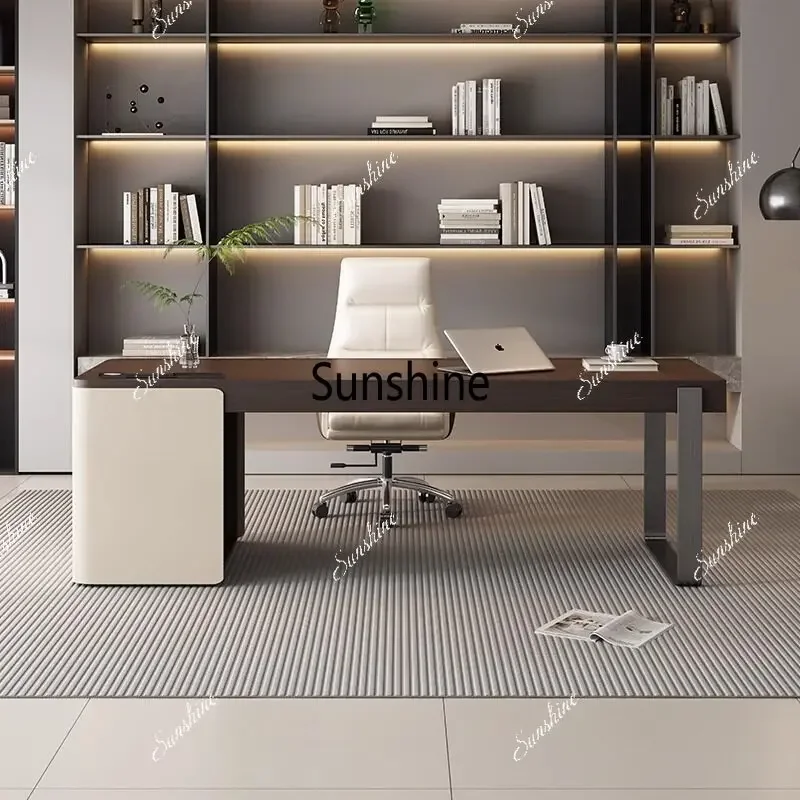 YItalian minimalist desk for home use, light luxury modern design, high-end solid wood
YItalian minimalist desk for home use, light luxury modern design, high-end solid wood
