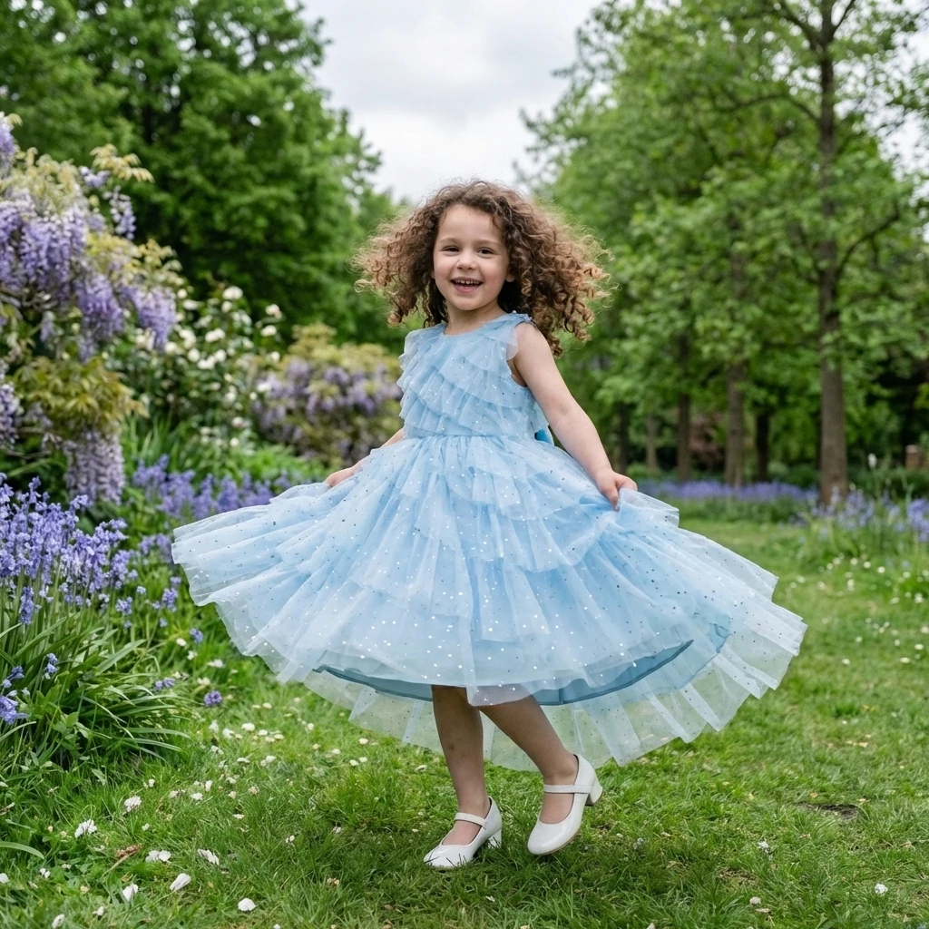 SeasonSea Kids Pink Princess Dress Girls Tiered Tulle Ruffle Gown Sleeveless Flower Decor Wedding Birthday Party Formal Wear
SeasonSea Kids Pink Princess Dress Girls Tiered Tulle Ruffle Gown Sleeveless Flower Decor Wedding Birthday Party Formal Wear