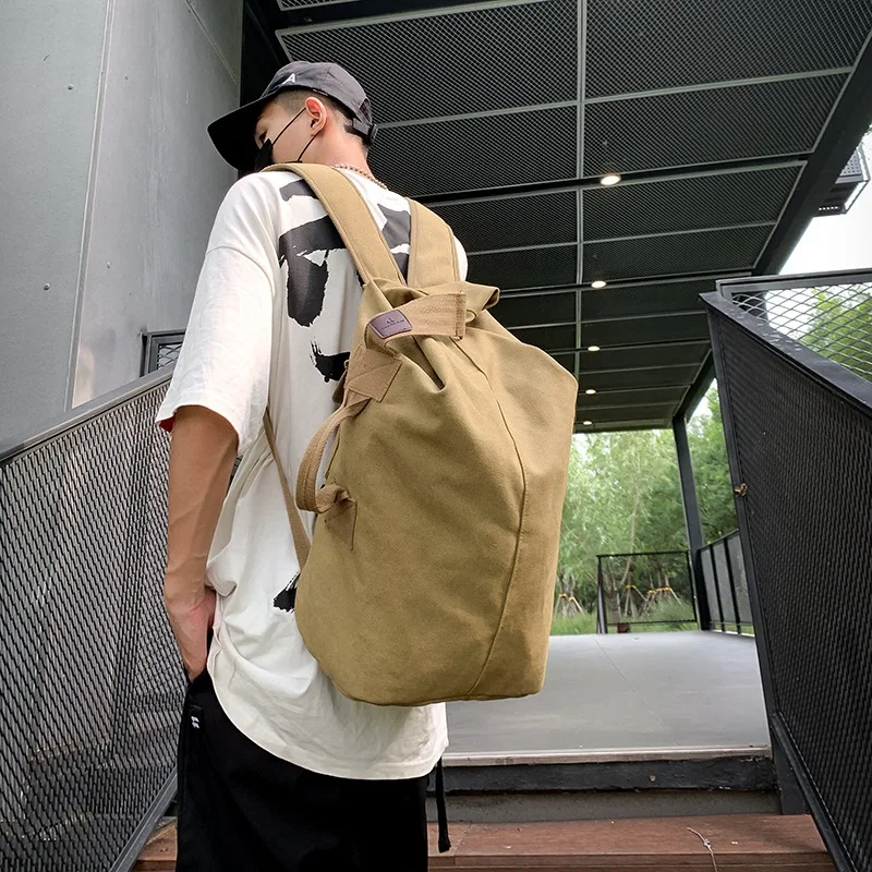 1PC Sport Large Capacity Travel Backpacks Male Luggage Canvas Bucket Shoulder Bag Man Hiking Duffle Bags Men Rucksack Outdoor
1PC Sport Large Capacity Travel Backpacks Male Luggage Canvas Bucket Shoulder Bag Man Hiking Duffle Bags Men Rucksack Outdoor