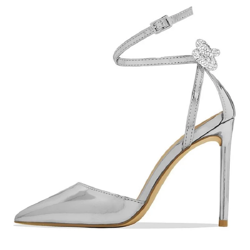 Spring and Summer New Pointed Tie Water Diamond Butterfly Single Shoes Thin High Heel Banquet Dress Large Size Women's Sandals
Spring and Summer New Pointed Tie Water Diamond Butterfly Single Shoes Thin High Heel Banquet Dress Large Size Women's Sandals