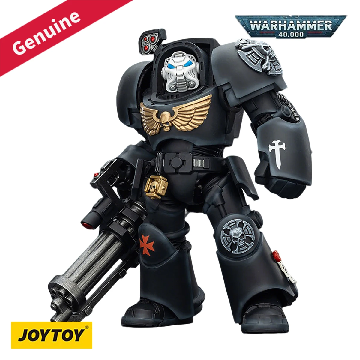 Original Genuine JOYTOY Action/Dolls Warhammer 40000 Black Templars Terminator 3 with Power Fist and Assault Cannon Game Figure
Original Genuine JOYTOY Action/Dolls Warhammer 40000 Black Templars Terminator 3 with Power Fist and Assault Cannon Game Figure