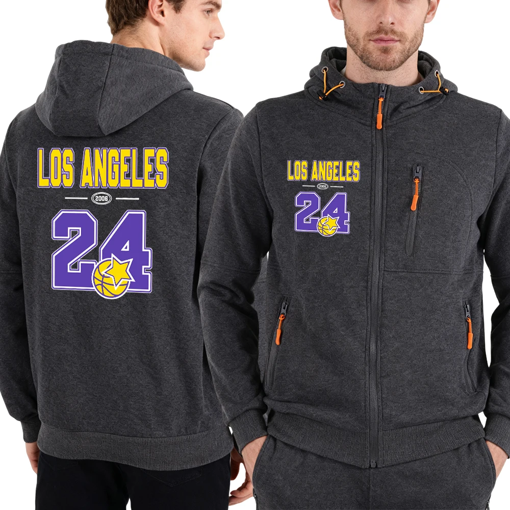 Los Angeles Number 24 Jersey Printed Men Zipper Hoodie Y2K Fleece Hoody Fashion Pocketed Clothing Vintage Loose Streetwear
Los Angeles Number 24 Jersey Printed Men Zipper Hoodie Y2K Fleece Hoody Fashion Pocketed Clothing Vintage Loose Streetwear