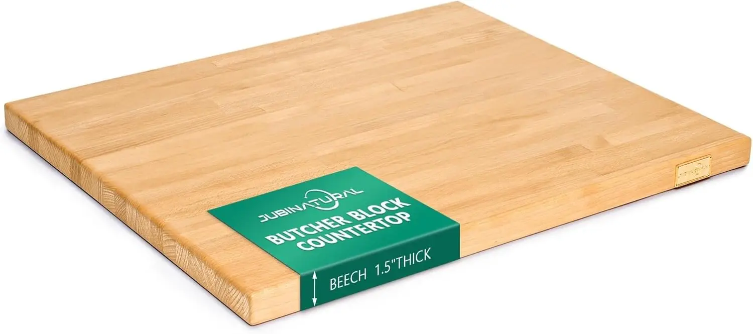 30"x25" Butcher Block Counter Top, DIY Beech Countertop, 1.5'' Thick Waterproof Table Top, Used as Cutting Board, Office
30"x25" Butcher Block Counter Top, DIY Beech Countertop, 1.5'' Thick Waterproof Table Top, Used as Cutting Board, Office