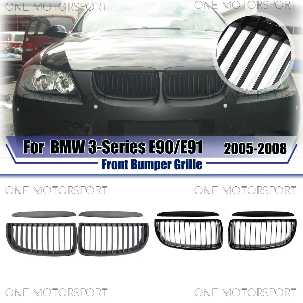 Glossy Black Single Line Style Racing Grille Bumper Grilles For BMW 3-Series E90 E91 2005-2008 Matte Black Front Bumper Grille
Glossy Black Single Line Style Racing Grille Bumper Grilles For BMW 3-Series E90 E91 2005-2008 Matte Black Front Bumper Grille
